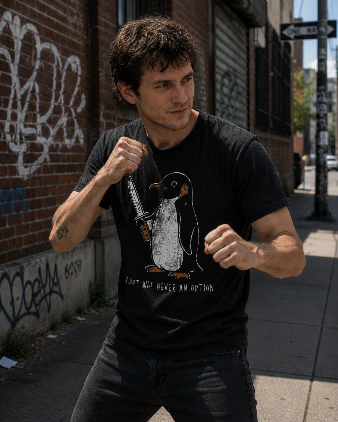 Flight Was Never An Option Men's T Shirt product image 4