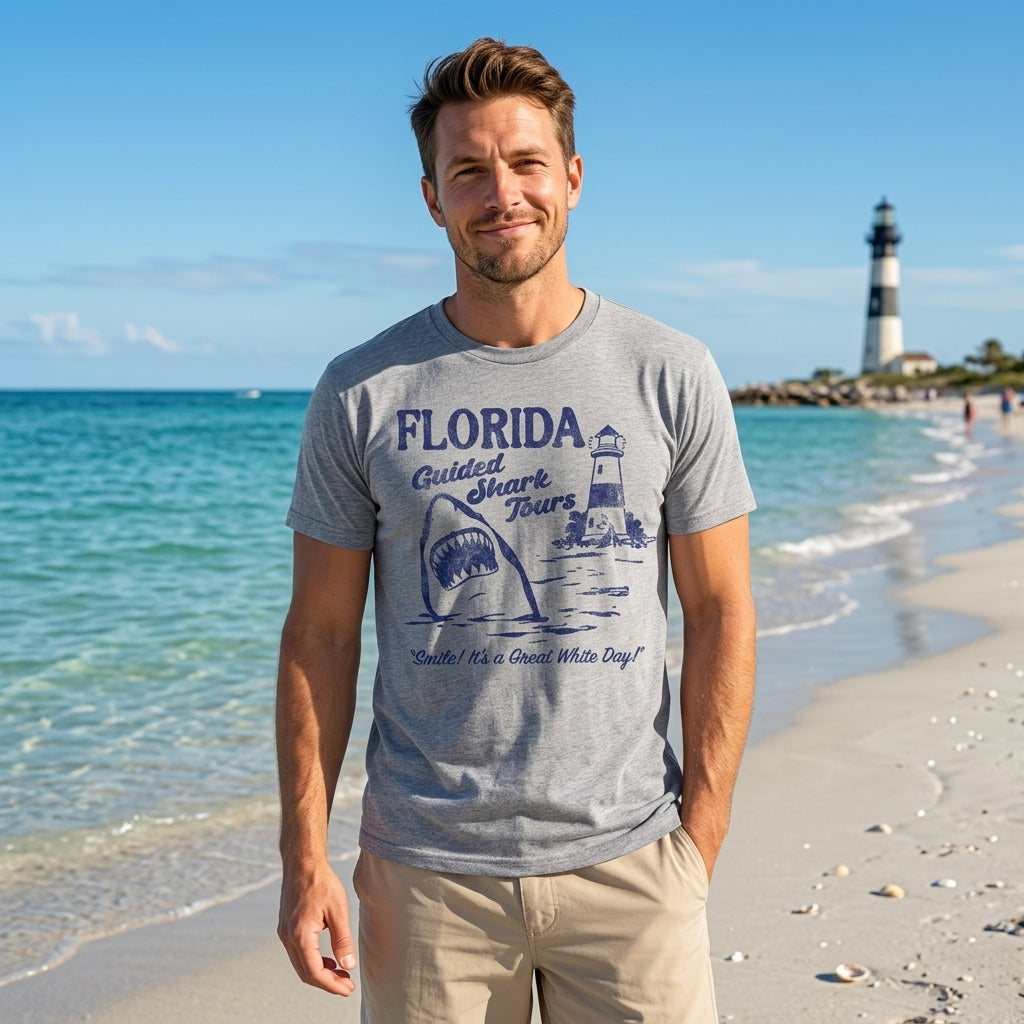 Florida Guided Shark Tours Men's T Shirt product image 2