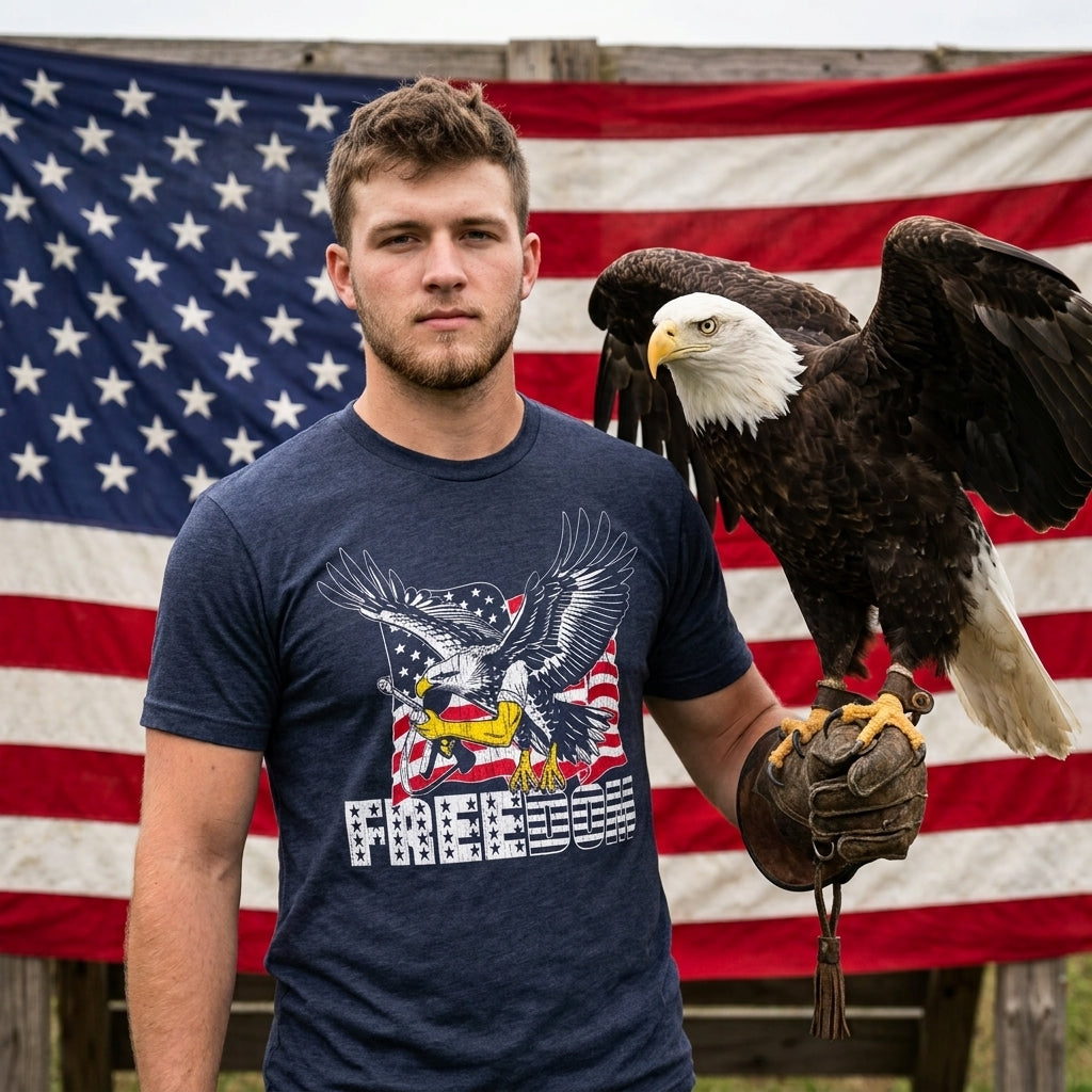 Freedom Eagle Men's T Shirt product image 4