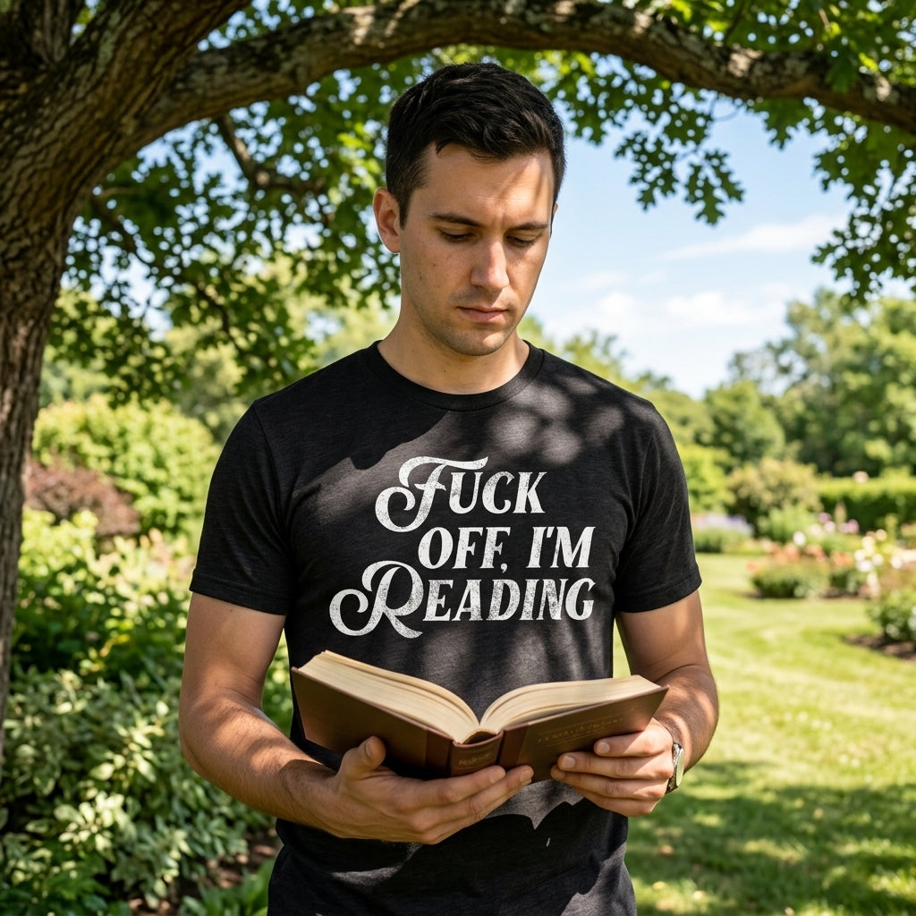 Fuck Off Im Reading Men's T Shirt product image 2