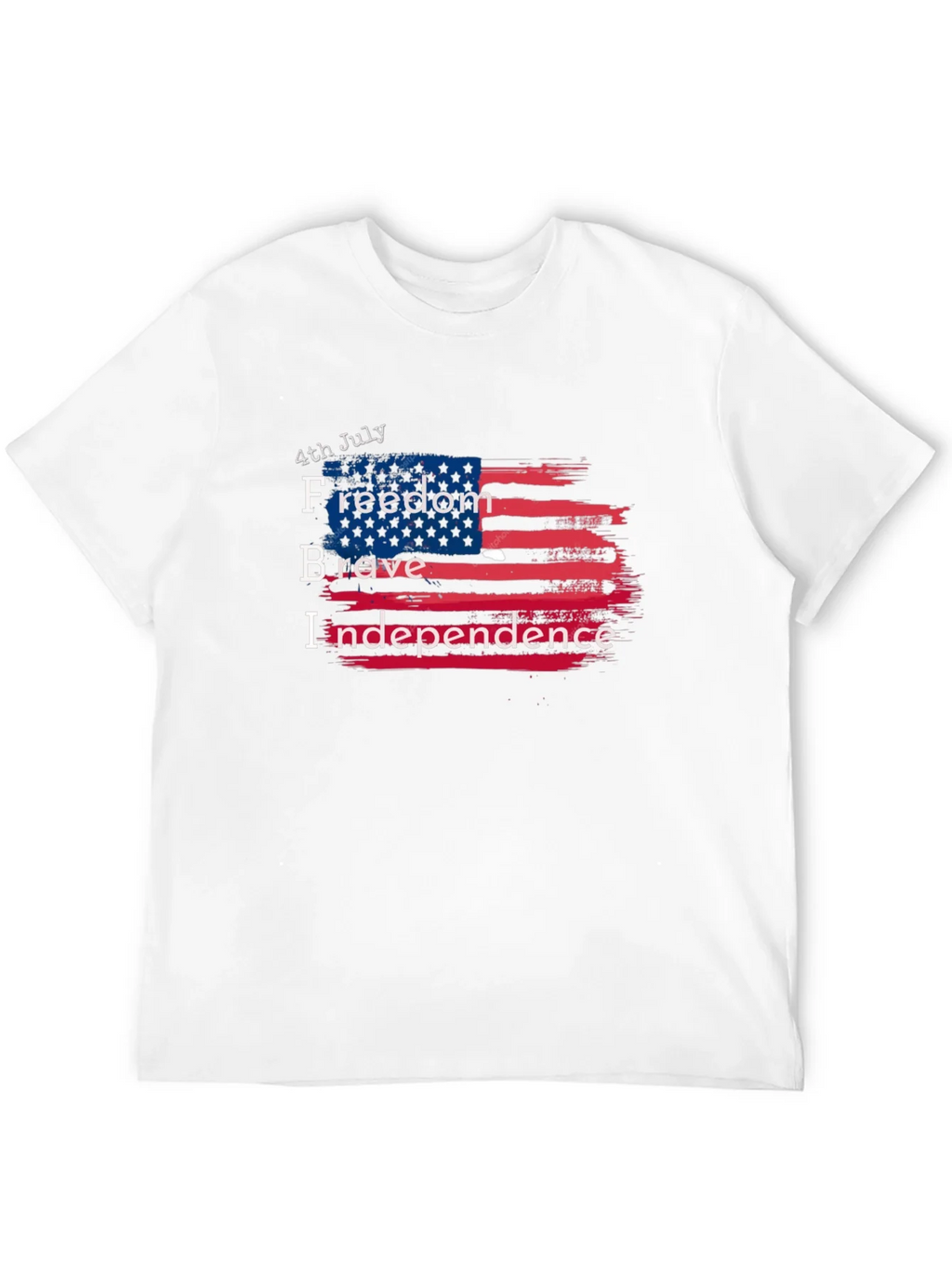 Patriotic 4th July T-Shirt: Freedom Brave Independence product image 6
