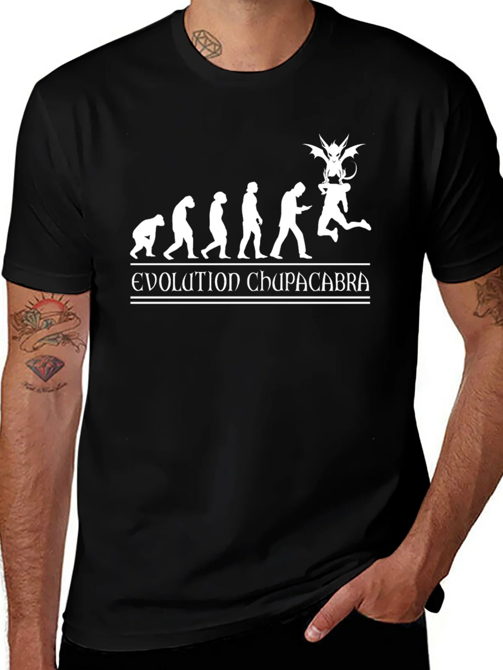 Evolution Chupacabra Graphic Tee - Black product image 1
