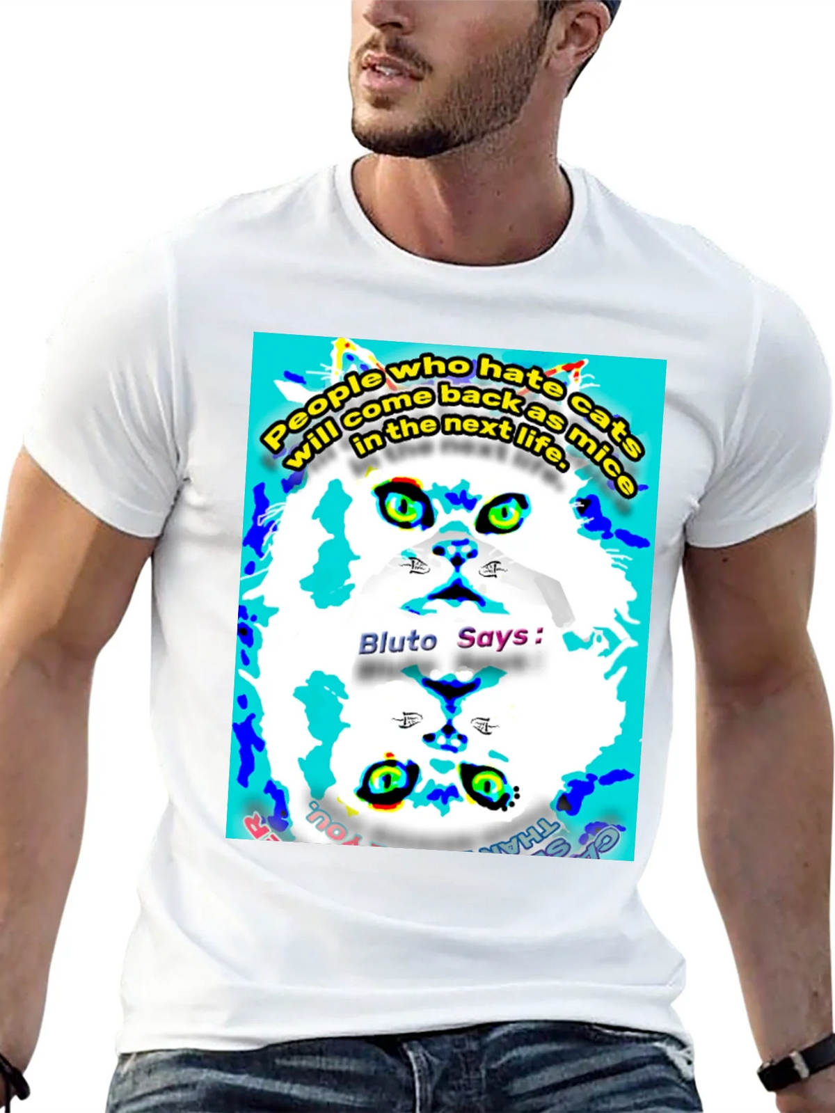 Funny Cat Graphic T-Shirt product image 9