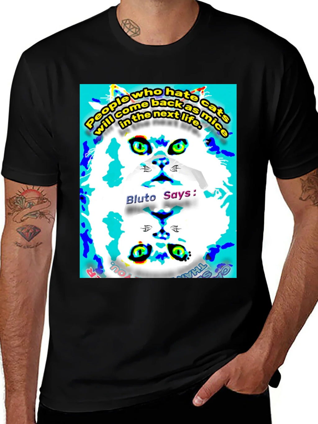 Funny Cat Graphic T-Shirt product image 1