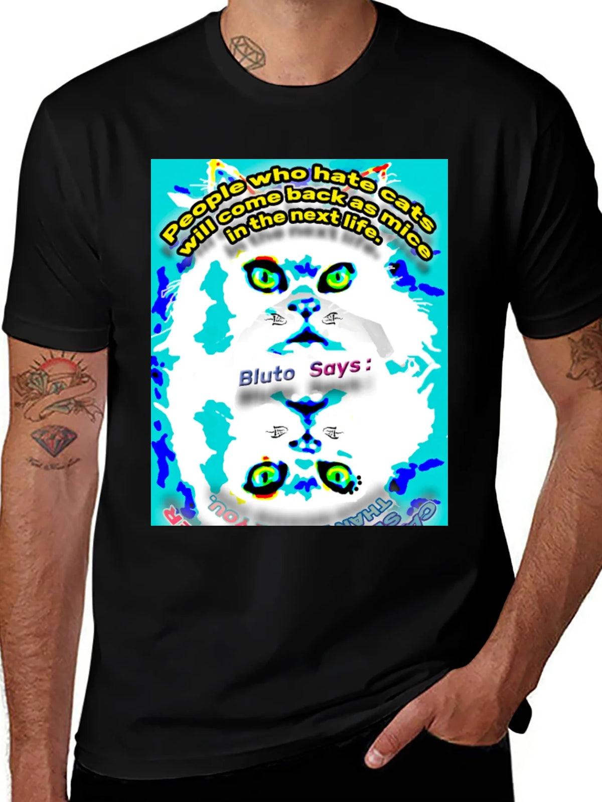 Funny Cat Graphic T-Shirt product image 1