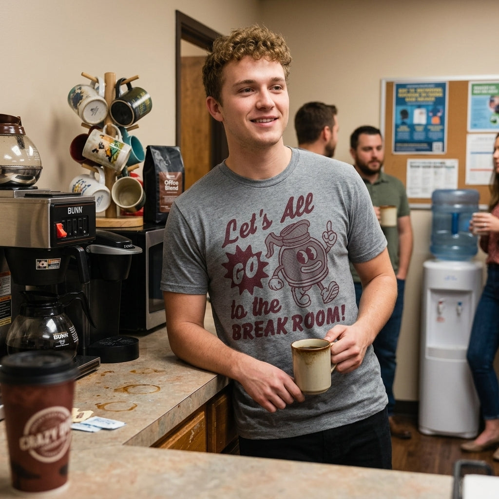 Lets All Go To The Break Room Men's T Shirt product image 2