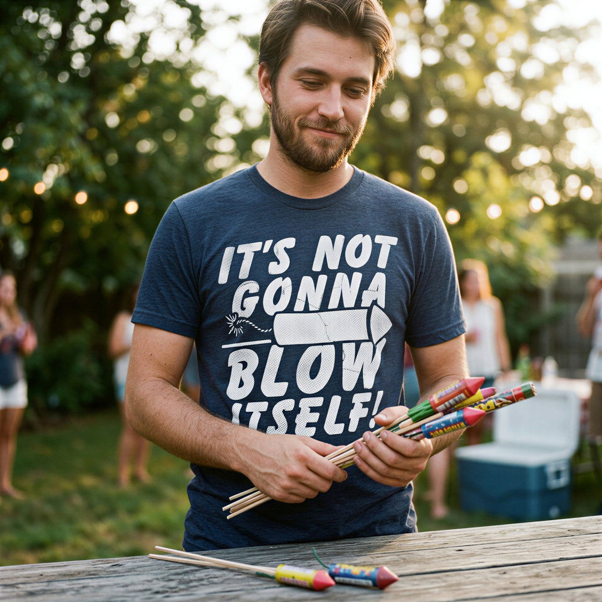 Its Not Gonna Blow Itself Firecracker Men's T Shirt product image 2