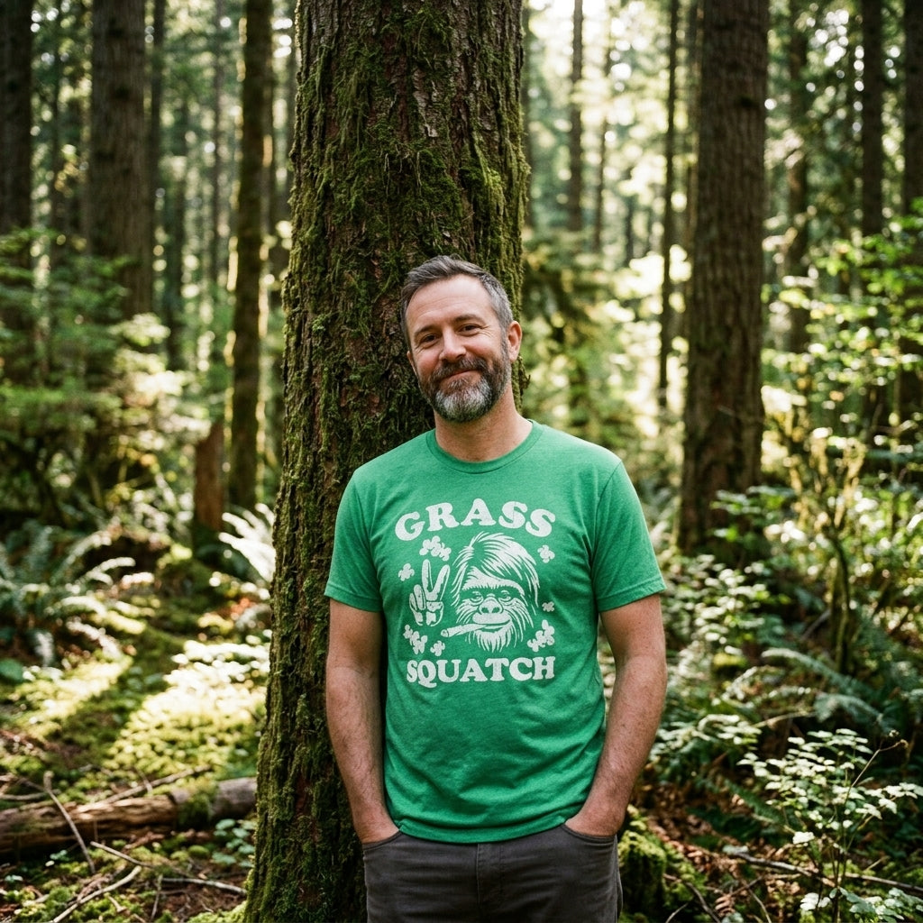 Grass Squatch Men's T Shirt product image 2