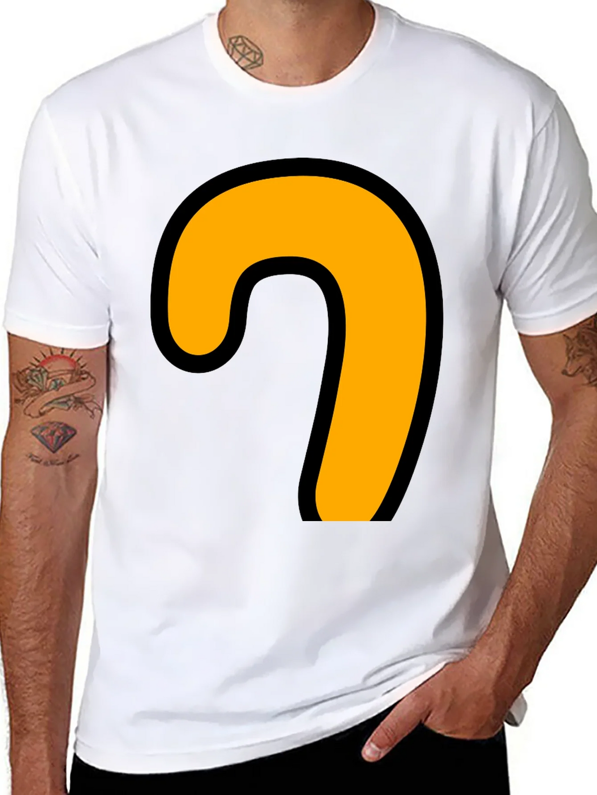 Cartoon Hook T-Shirt - Black Tee product image 5