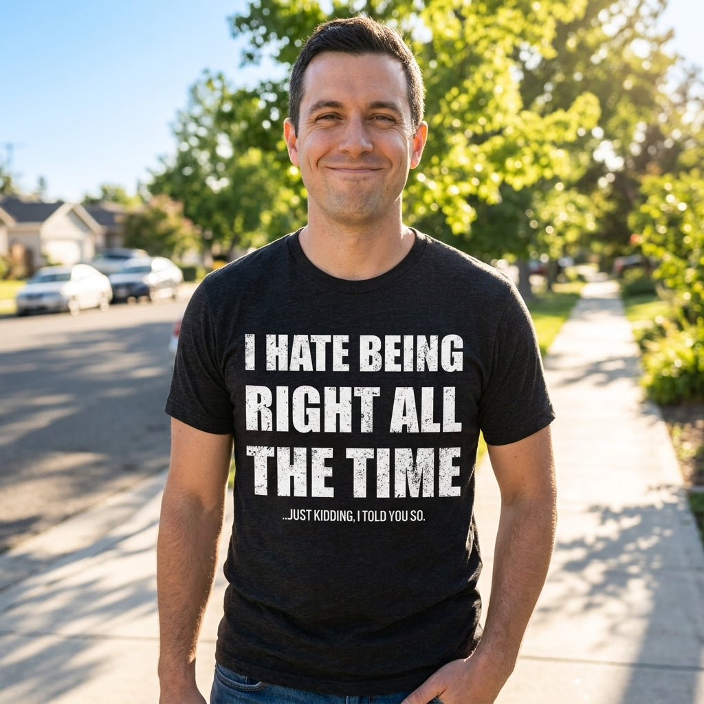 I Hate Being Right All The Time Just Kidding I Told You So product image 2