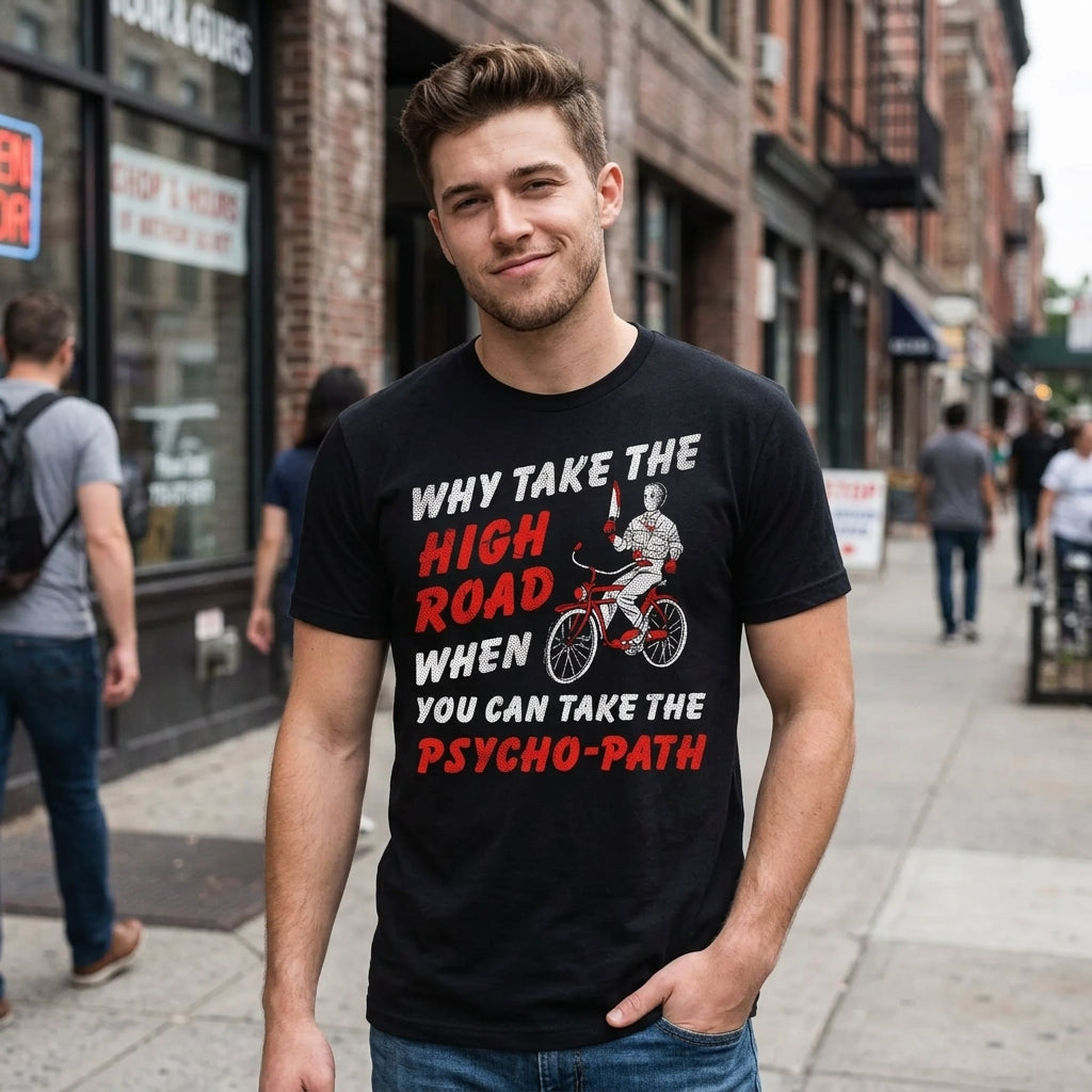 Why Take The High Road When You Can Psycho Path Men's T product image 2