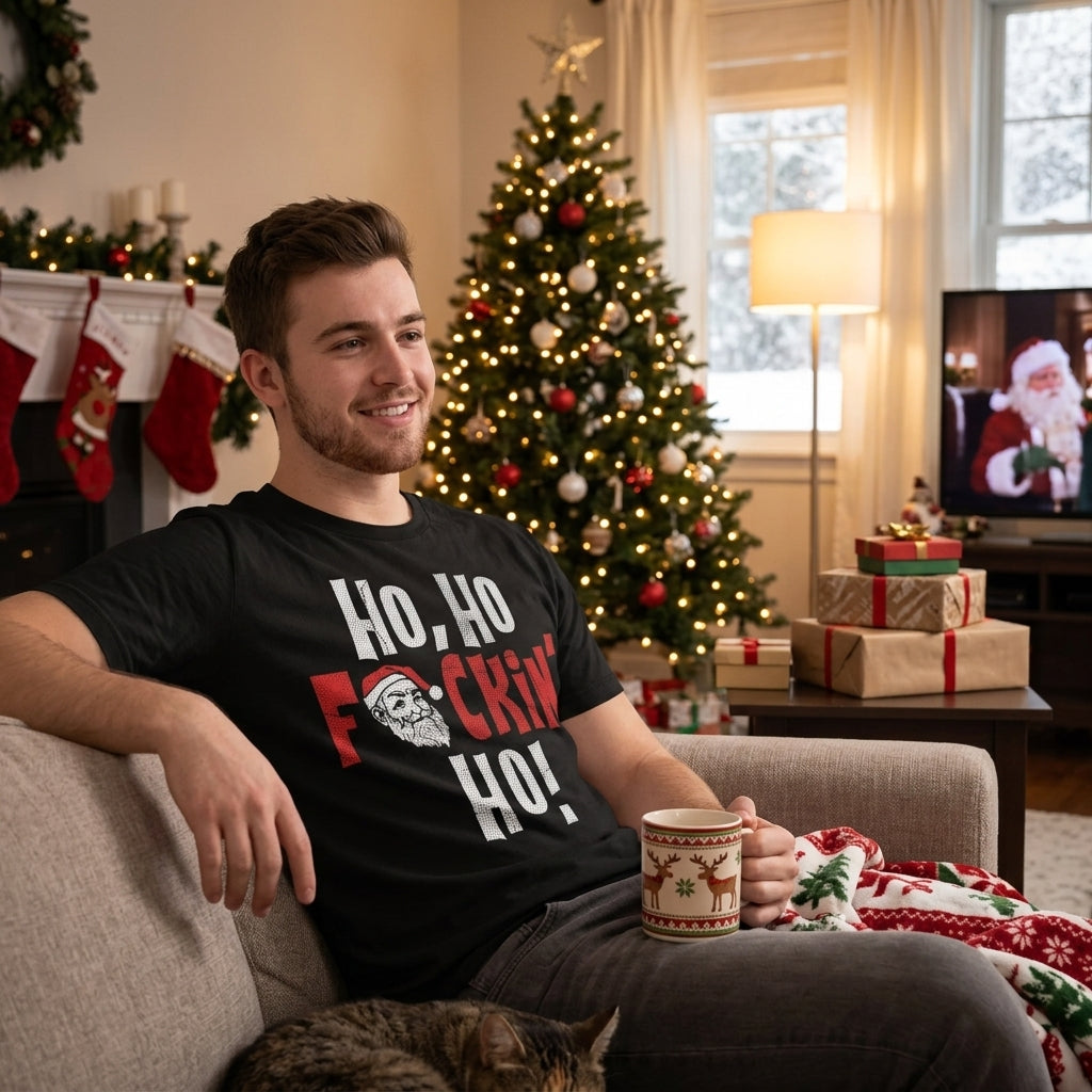 Ho Ho Fuckin Ho Men's T Shirt product image 4