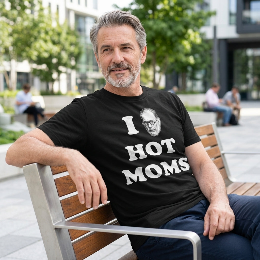 I Sigmund Freud Hot Moms Men's T Shirt product image 2