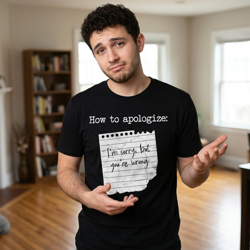 How To Apologize Men's T Shirt product image 2