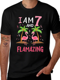 Flamazing 7th Birthday Flamingo T-Shirt product image 1