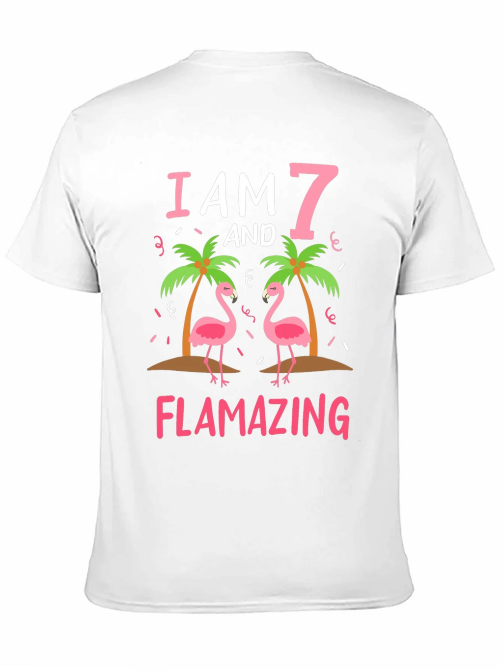 Flamazing 7th Birthday Flamingo T-Shirt product image 9