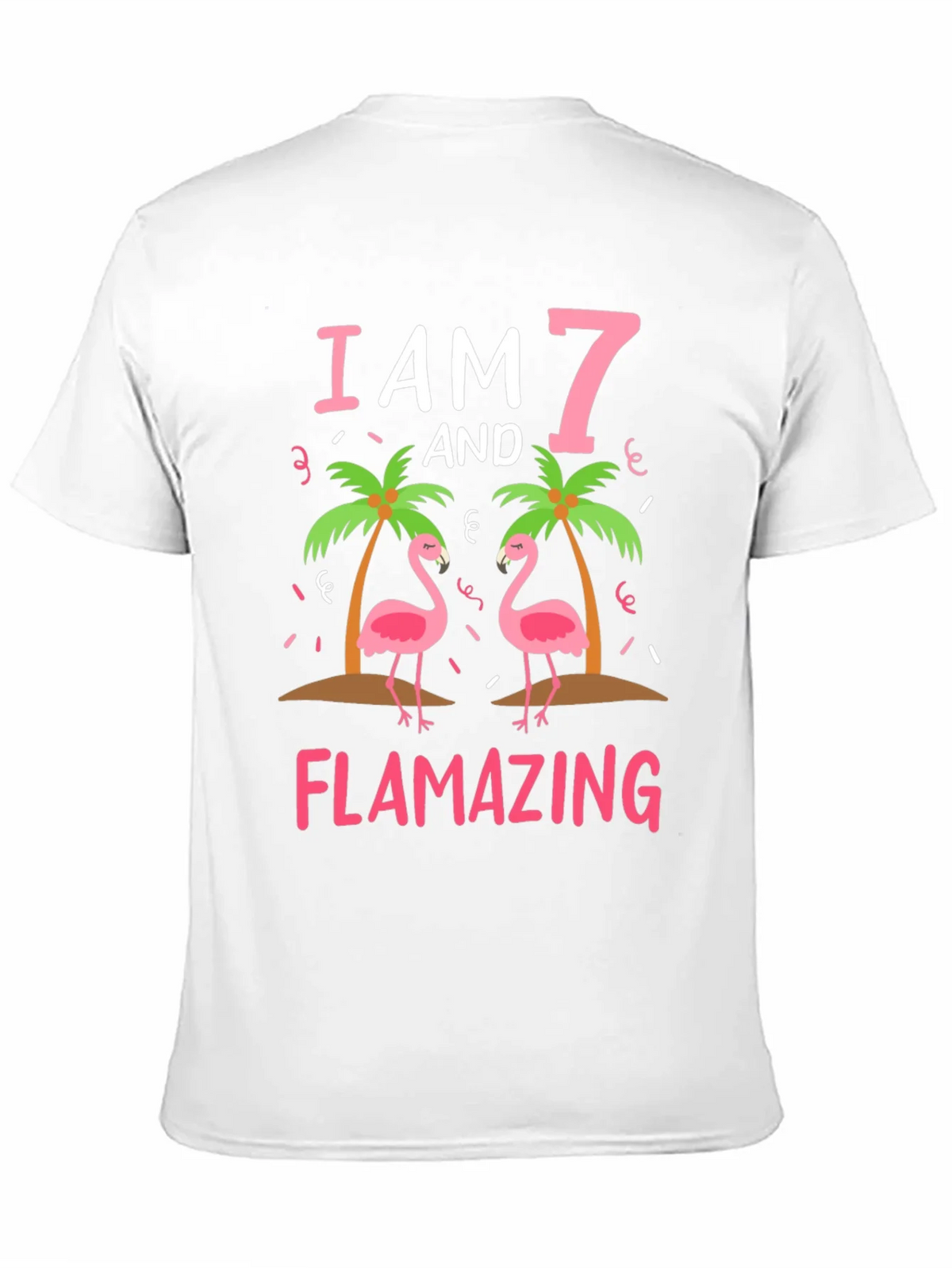 Flamazing 7th Birthday Flamingo T-Shirt product image 9