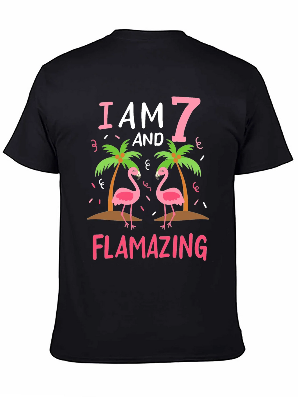 Flamazing 7th Birthday Flamingo T-Shirt product image 4