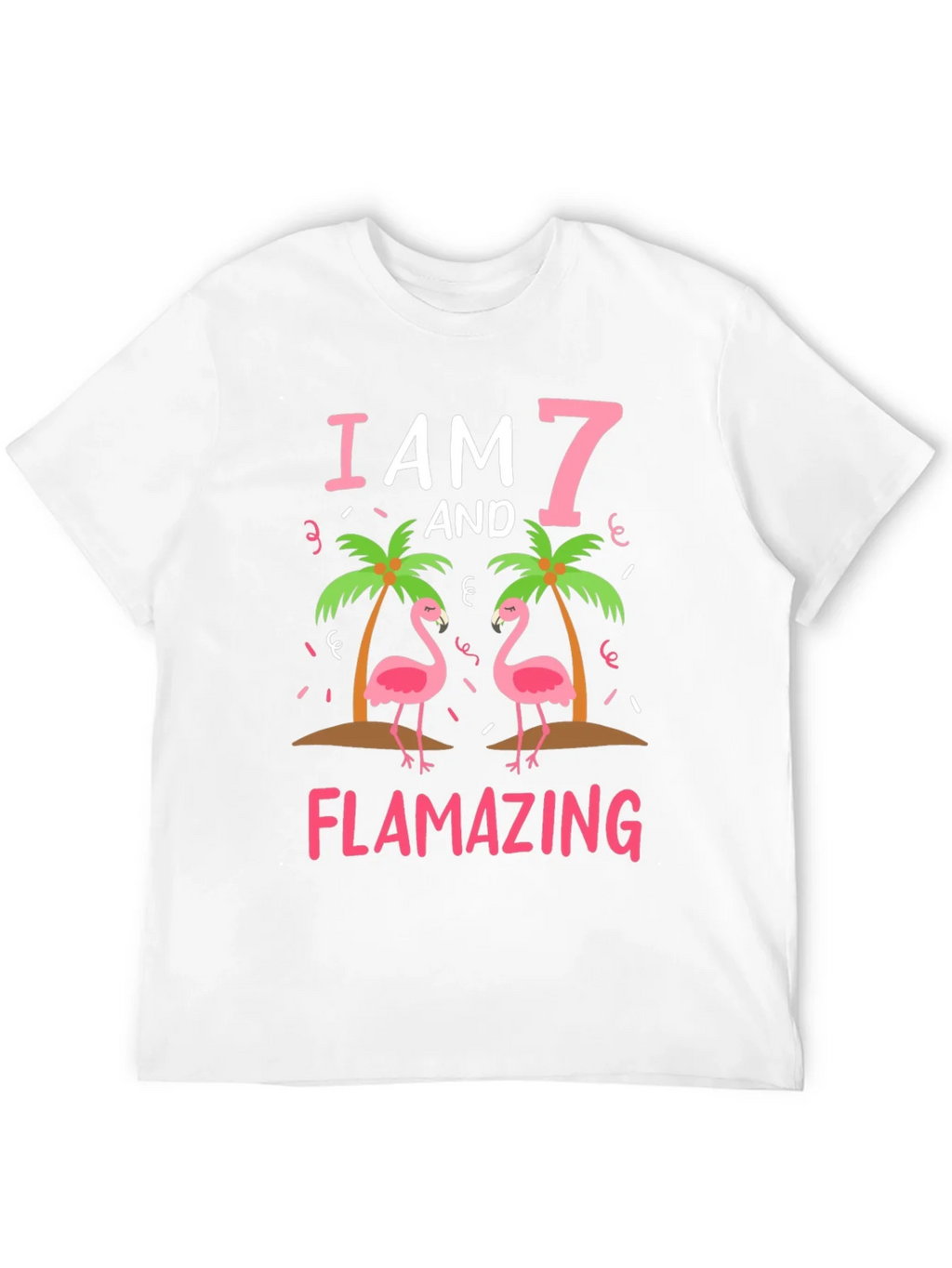 Flamazing 7th Birthday Flamingo T-Shirt product image 10