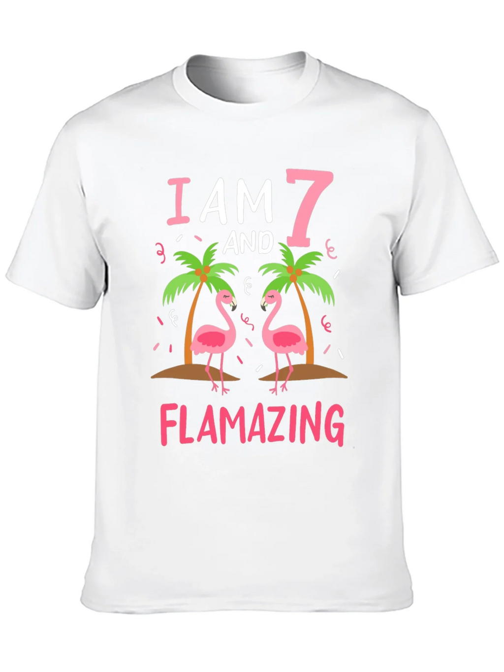 Flamazing 7th Birthday Flamingo T-Shirt product image 8