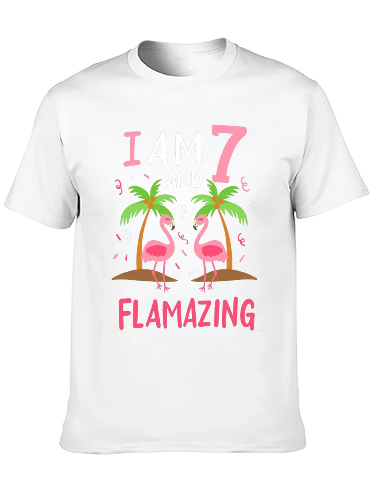 Flamazing 7th Birthday Flamingo T-Shirt product image 8