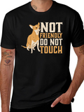 Not Friendly Chihuahua Graphic Tee product image 1
