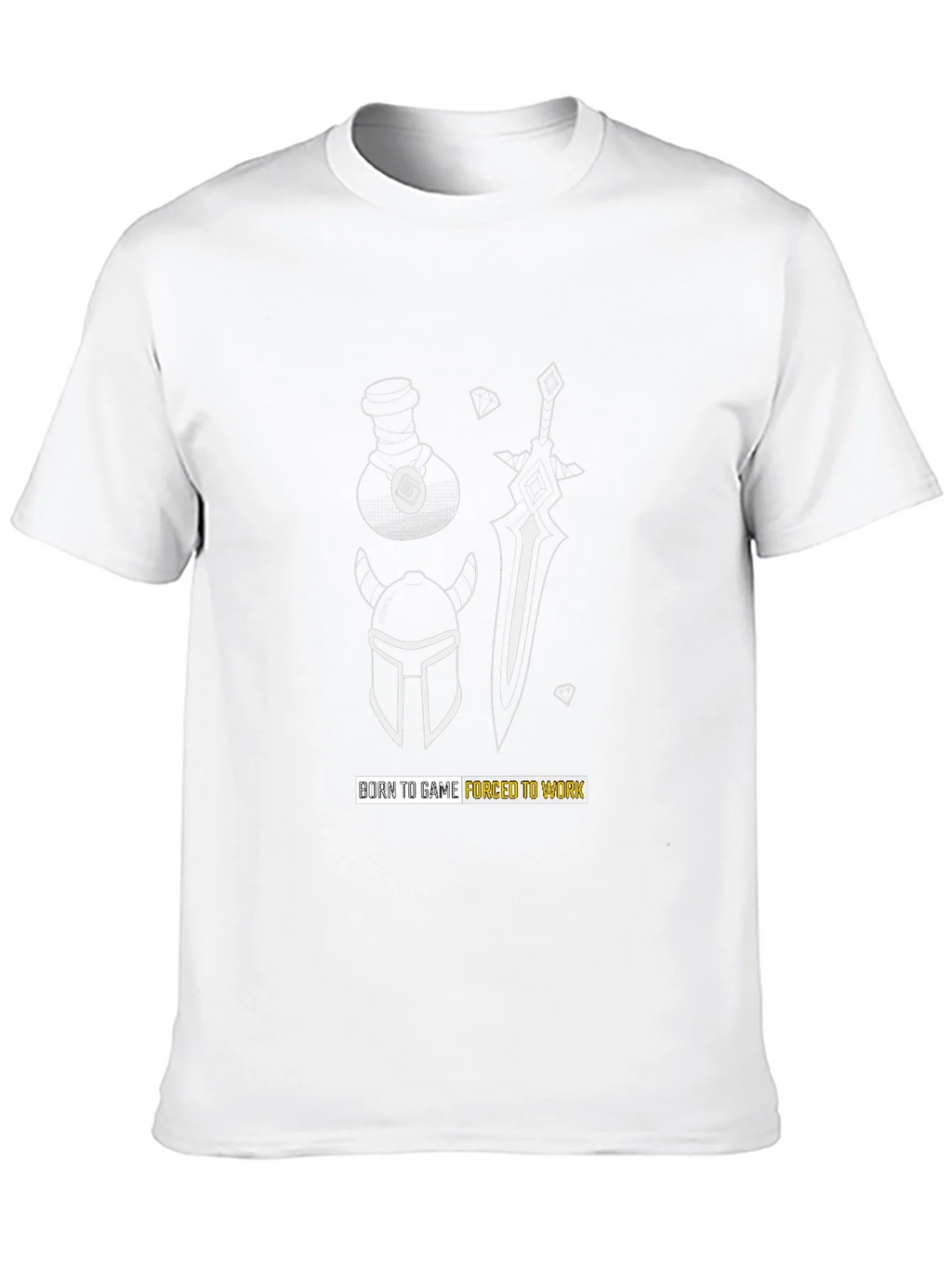 Born to Game T-Shirt - Black Graphic Tee product image 8