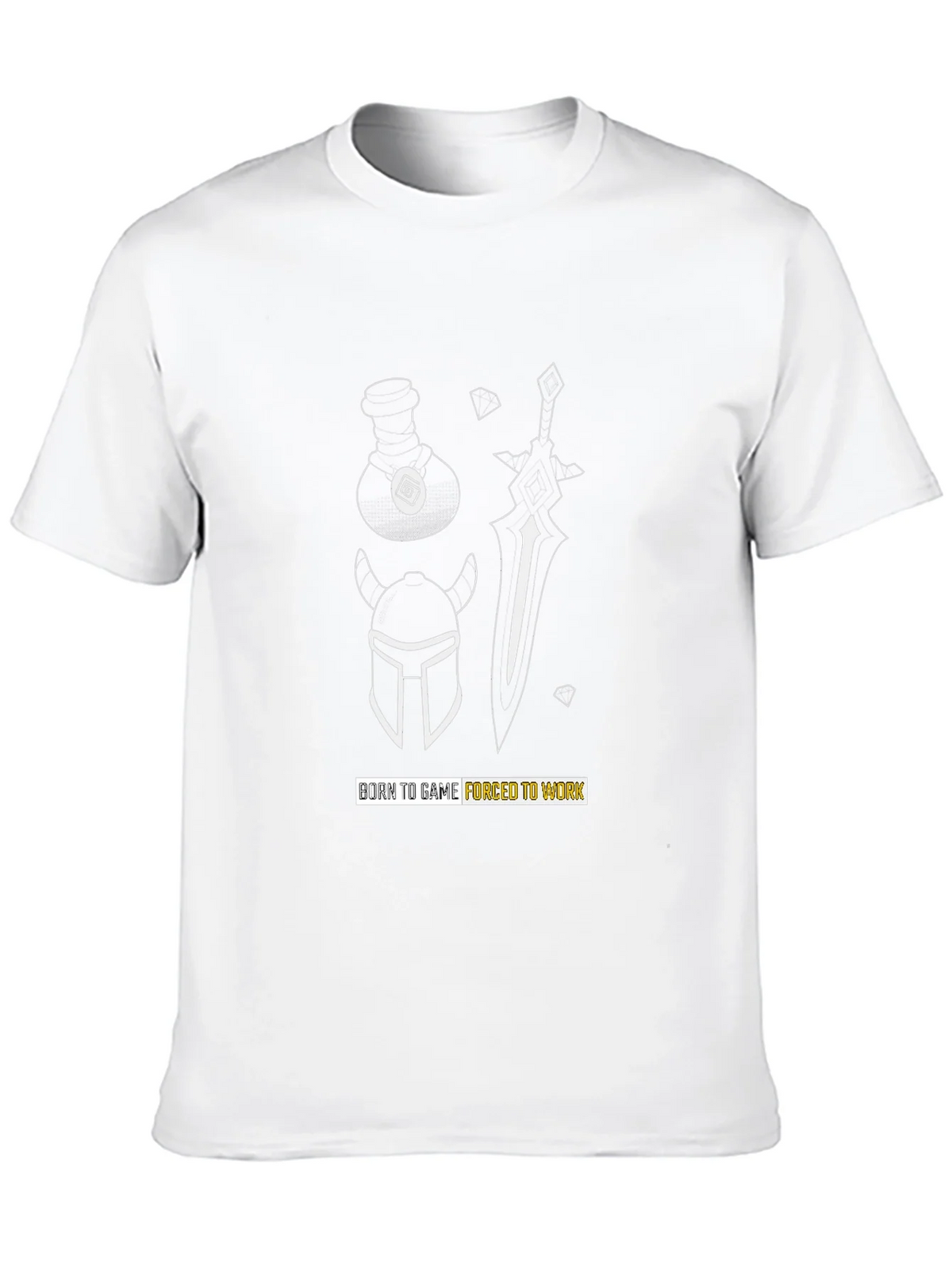 Born to Game T-Shirt - Black Graphic Tee product image 8