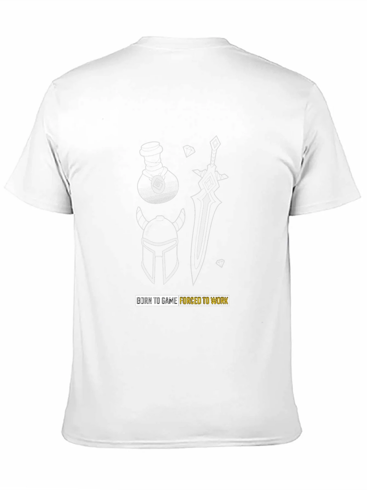 Born to Game T-Shirt - Black Graphic Tee product image 9