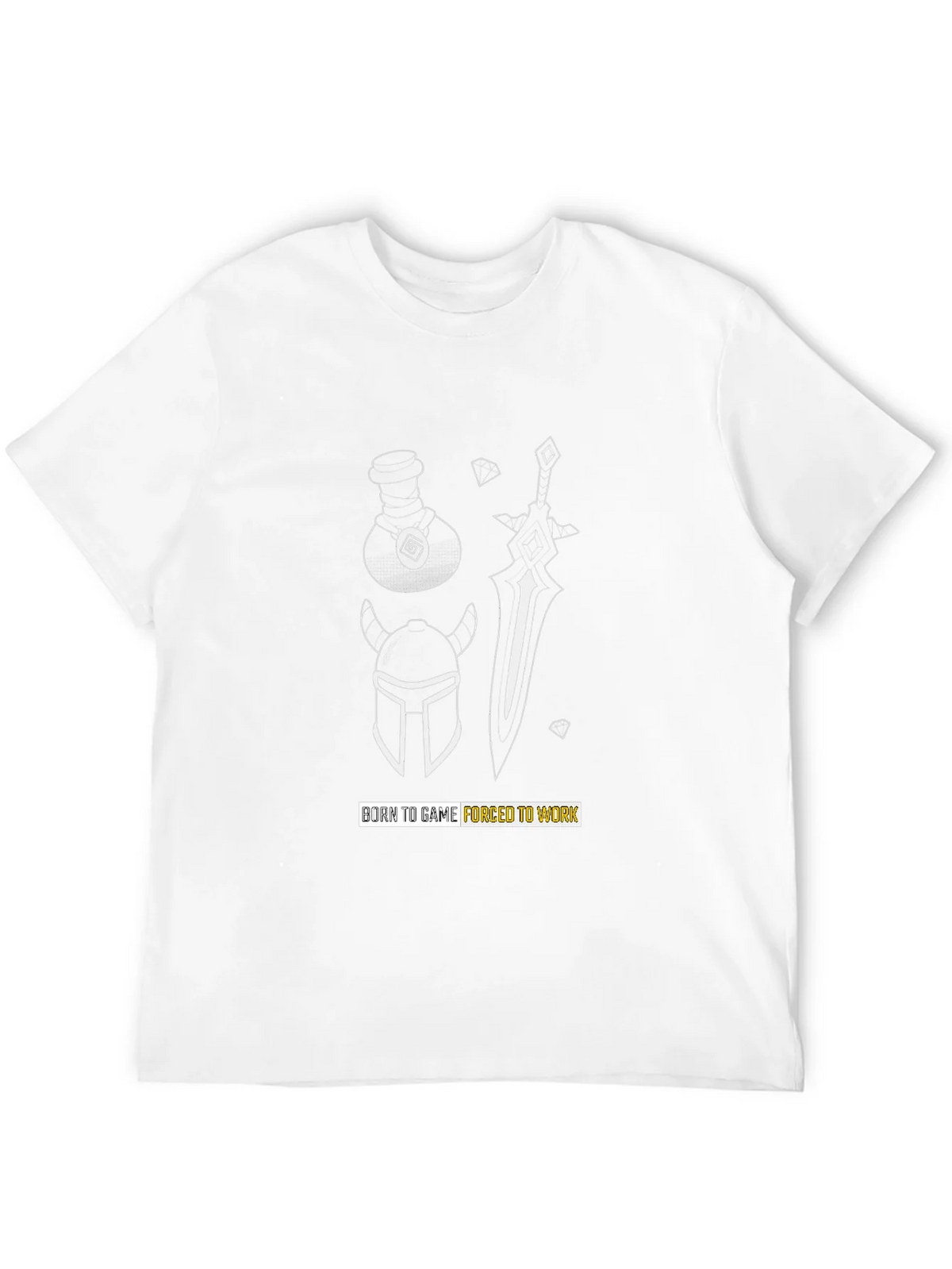 Born to Game T-Shirt - Black Graphic Tee product image 10