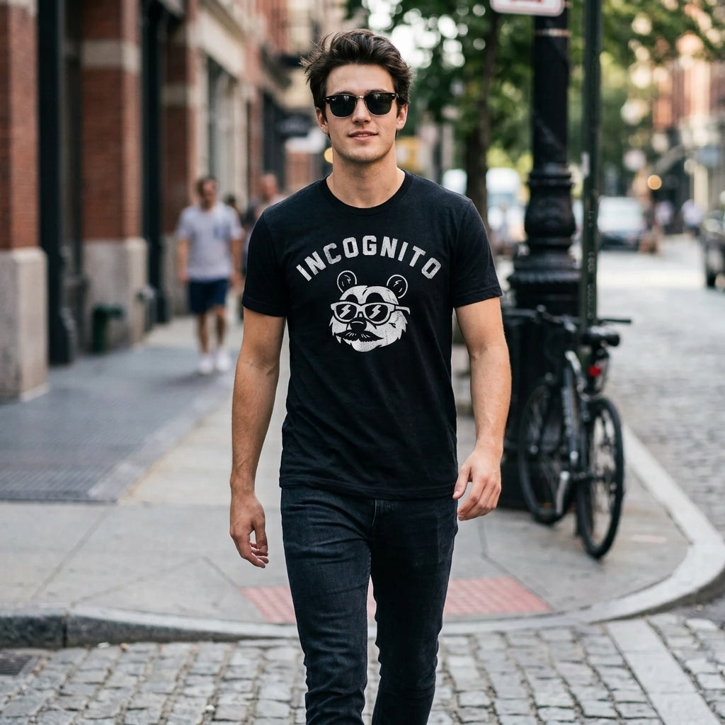 Incognito Panda Men's T Shirt product image 2