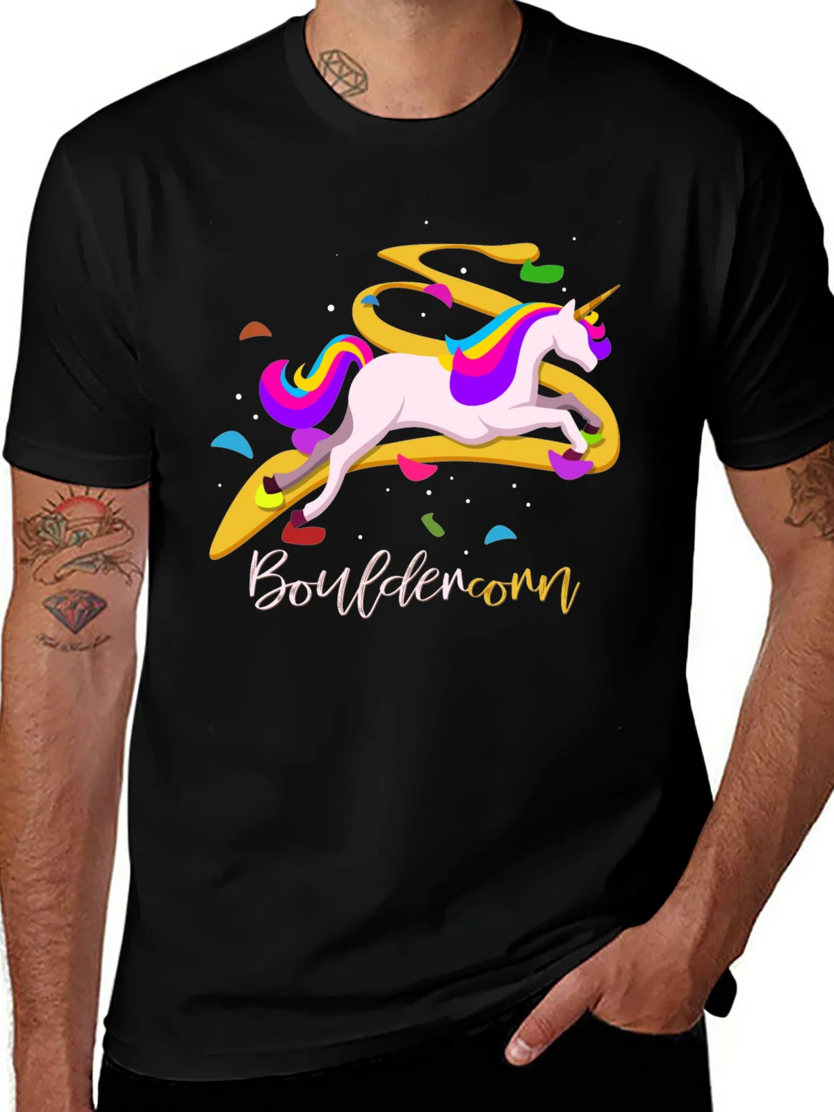 Bouldercorn T-Shirt - Climbing Unicorn Tee product image 1