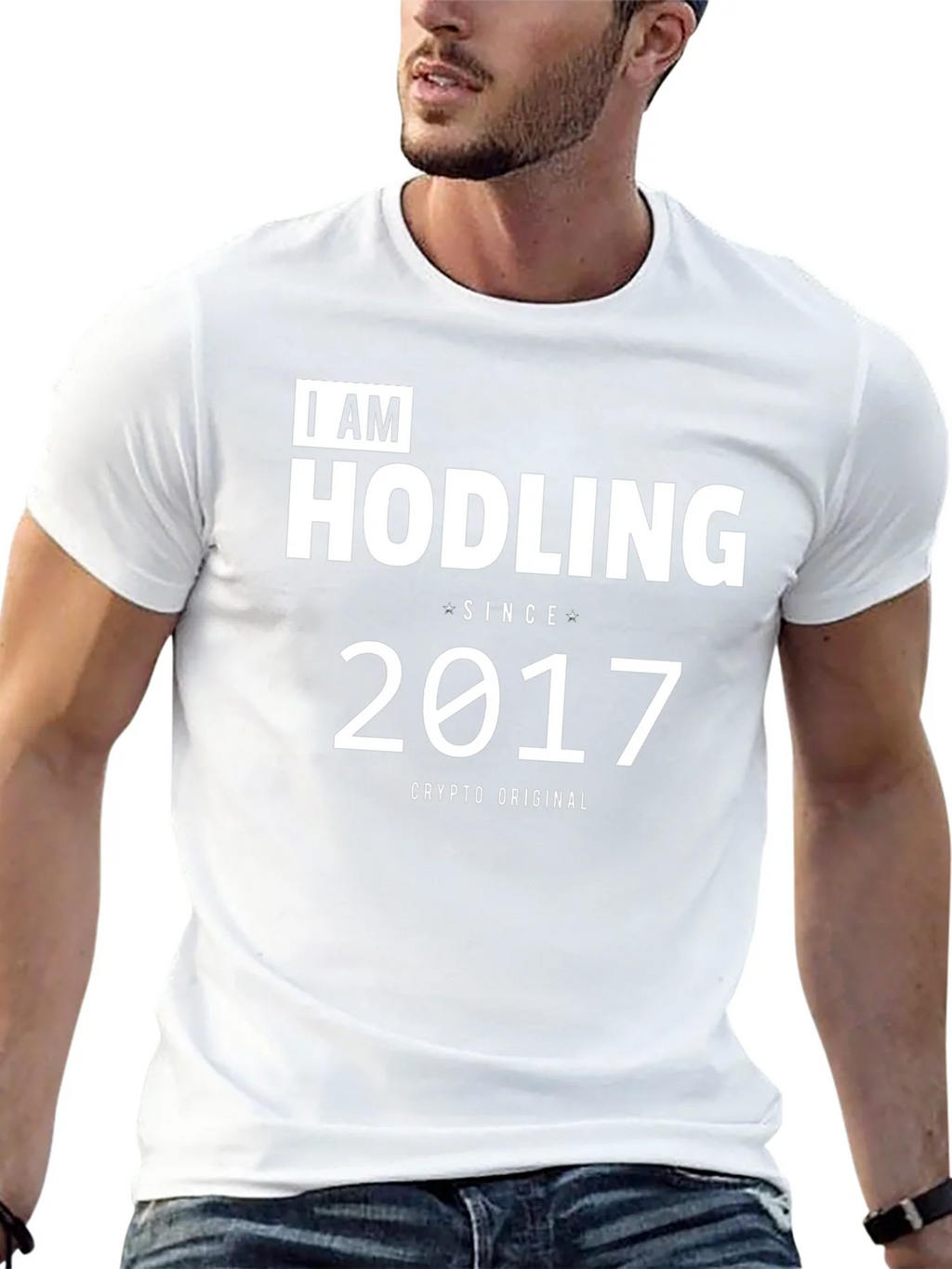 I AM HODLING Since 2017 Crypto T-Shirt product image 12