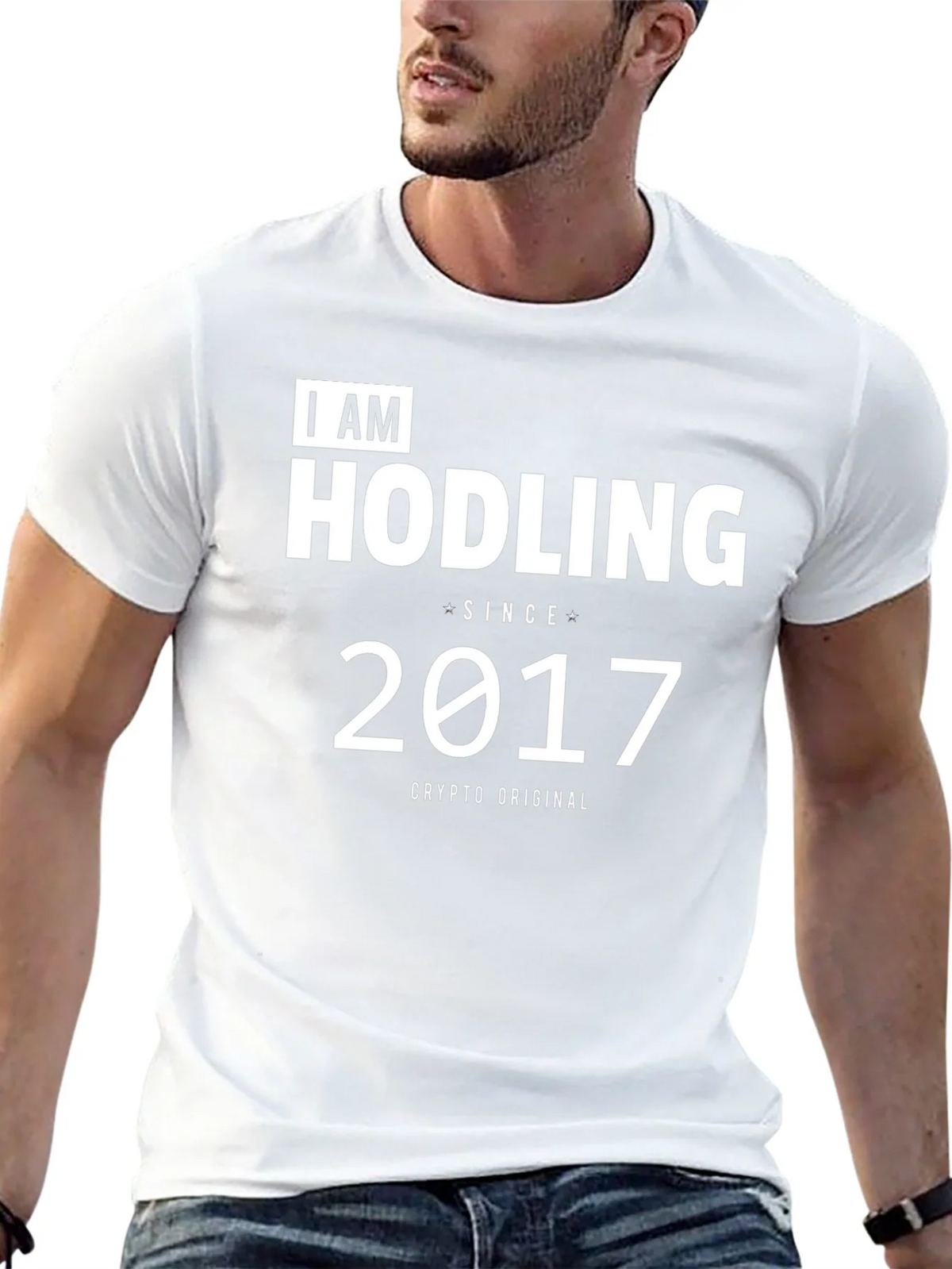 I AM HODLING Since 2017 Crypto T-Shirt product image 12