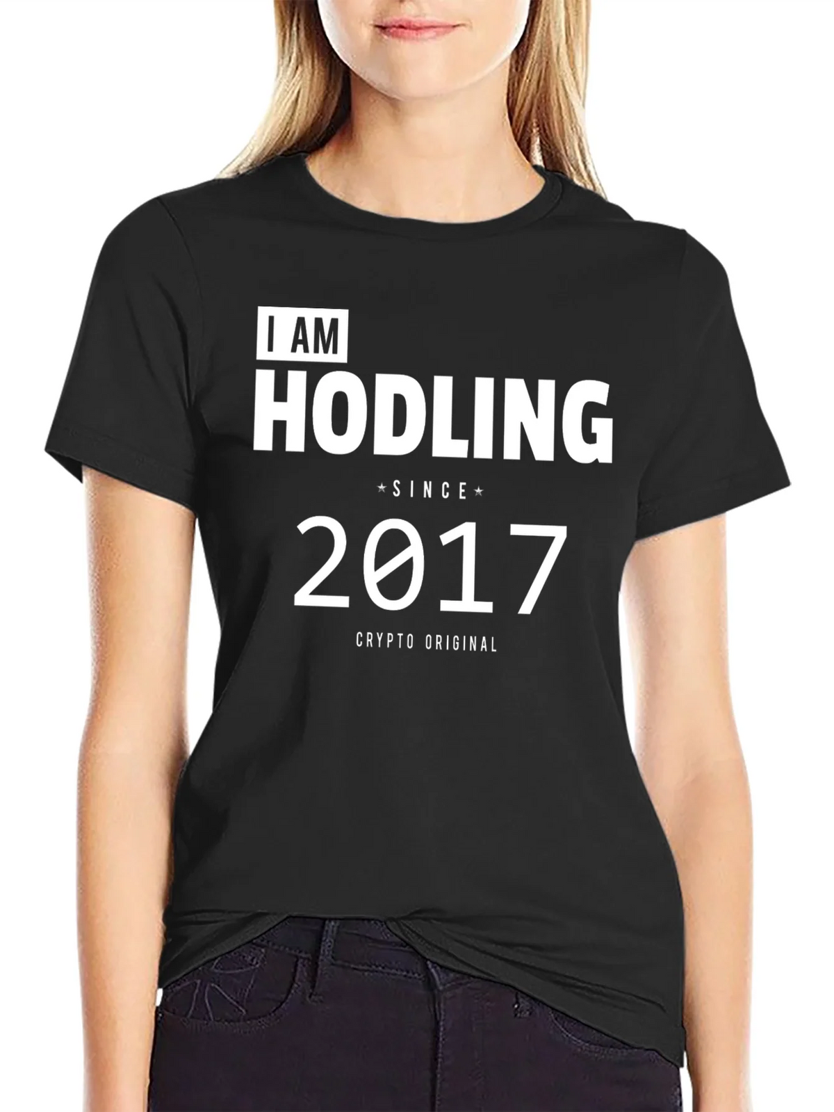 I AM HODLING Since 2017 Crypto T-Shirt product image 2
