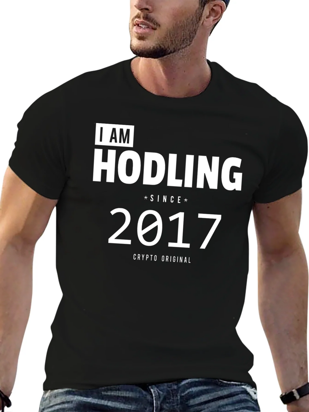 I AM HODLING Since 2017 Crypto T-Shirt product image 6