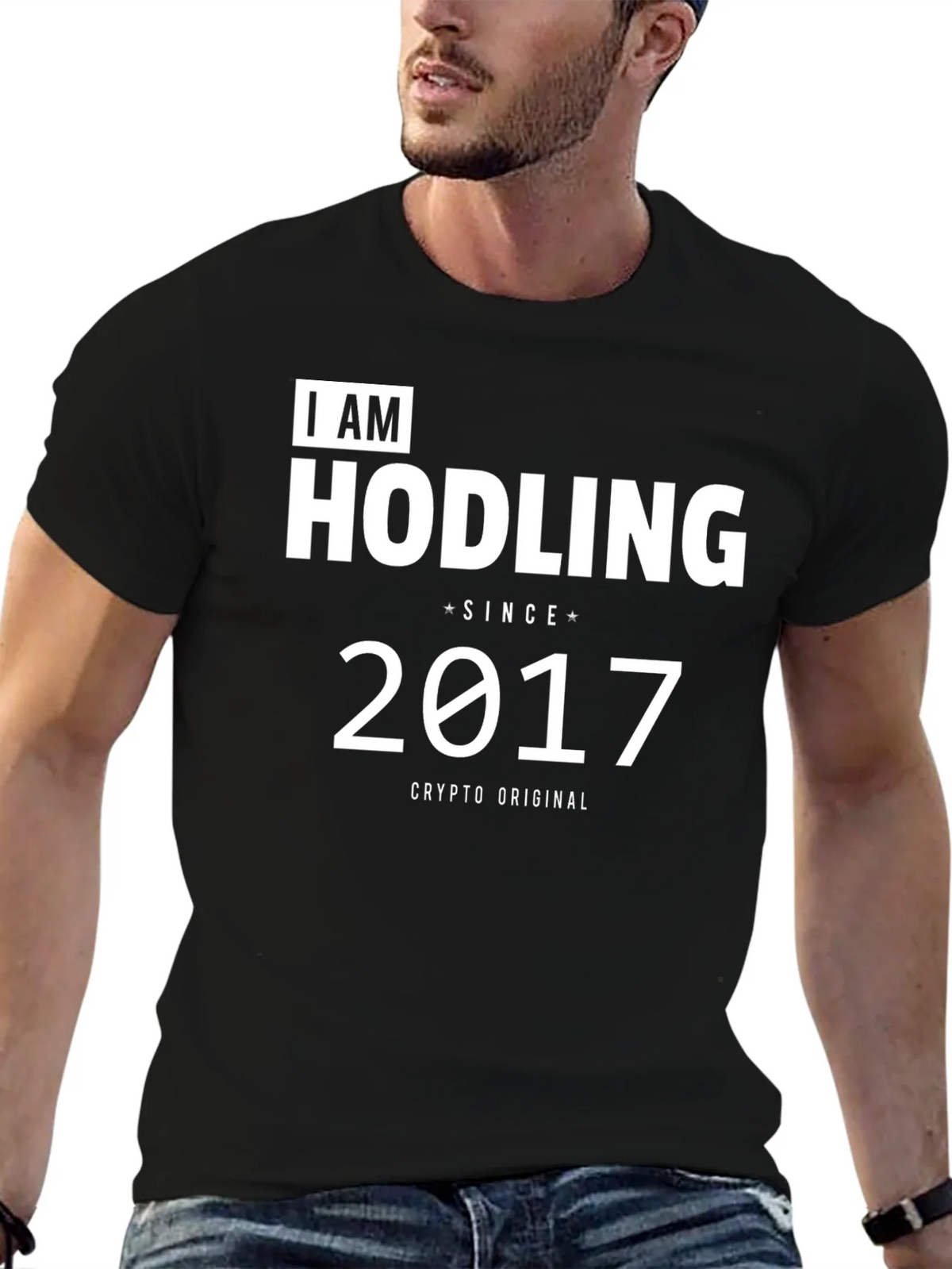 I AM HODLING Since 2017 Crypto T-Shirt product image 6