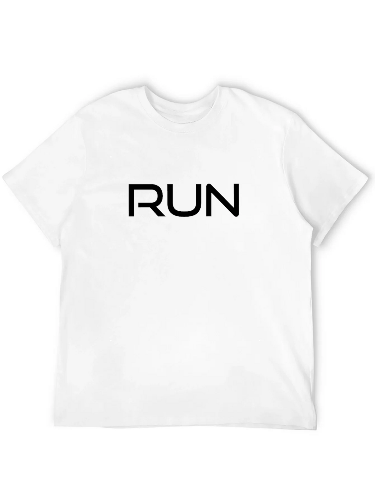 Mens Black RUN Graphic Tee - Athletic Fit product image 11
