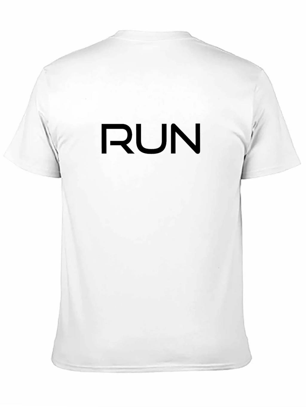 Mens Black RUN Graphic Tee - Athletic Fit product image 10