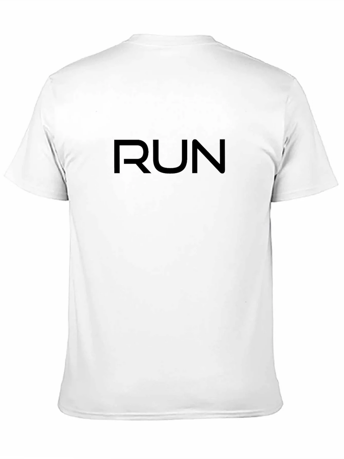 Mens Black RUN Graphic Tee - Athletic Fit product image 10