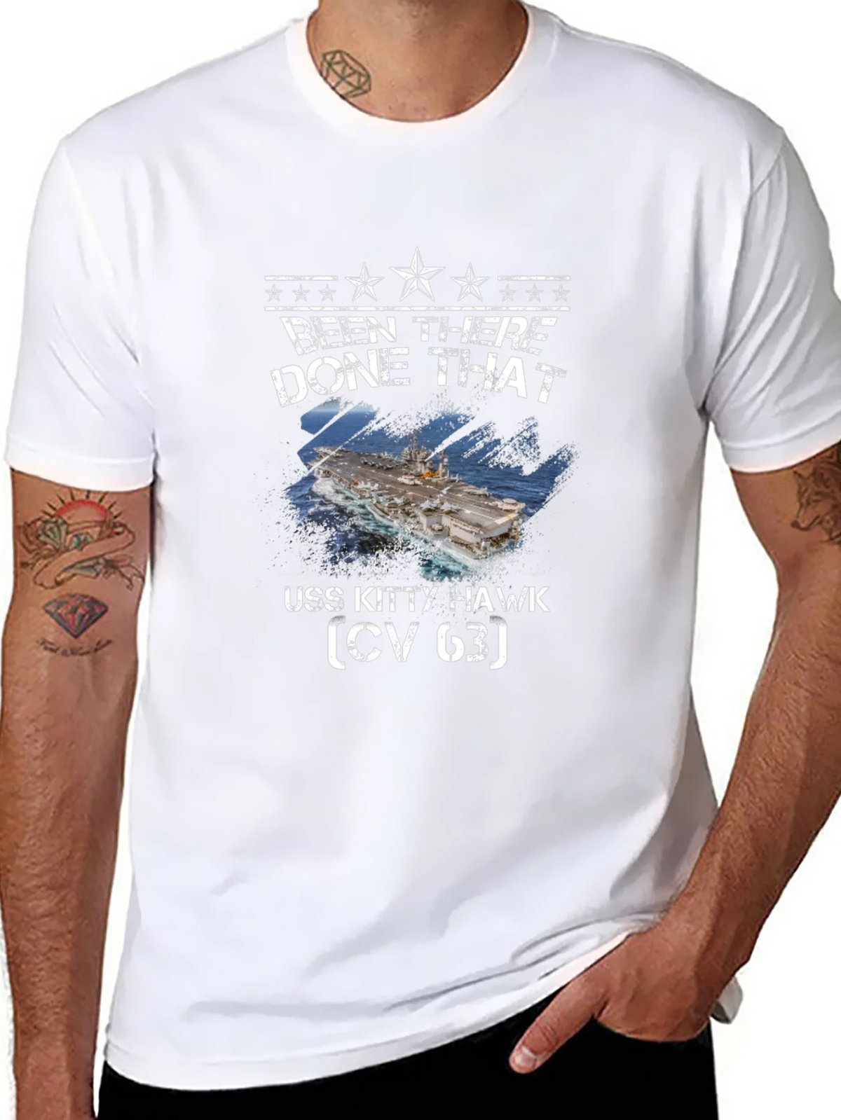 Been There Done That USS Kitty Hawk CV 63 T-Shirt product image 7