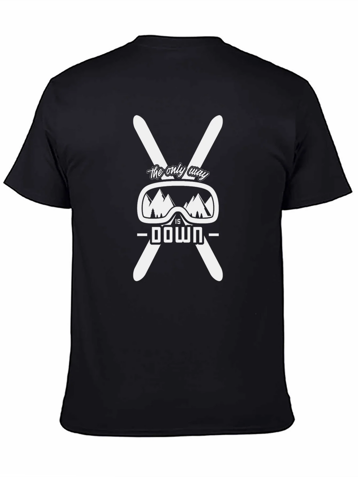 Skiing T-Shirt - Only Way Is Down product image 3