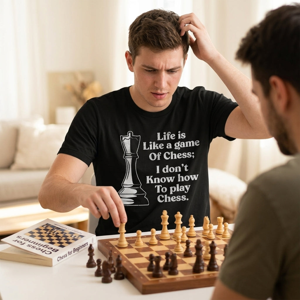 Life Is Like A Game Of Chess I Dont Know How To Play Men's product image 2