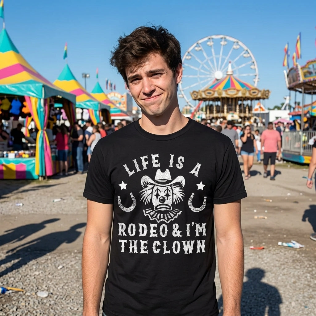Life Is A Rodeo And Im The Clown Men's T Shirt product image 2