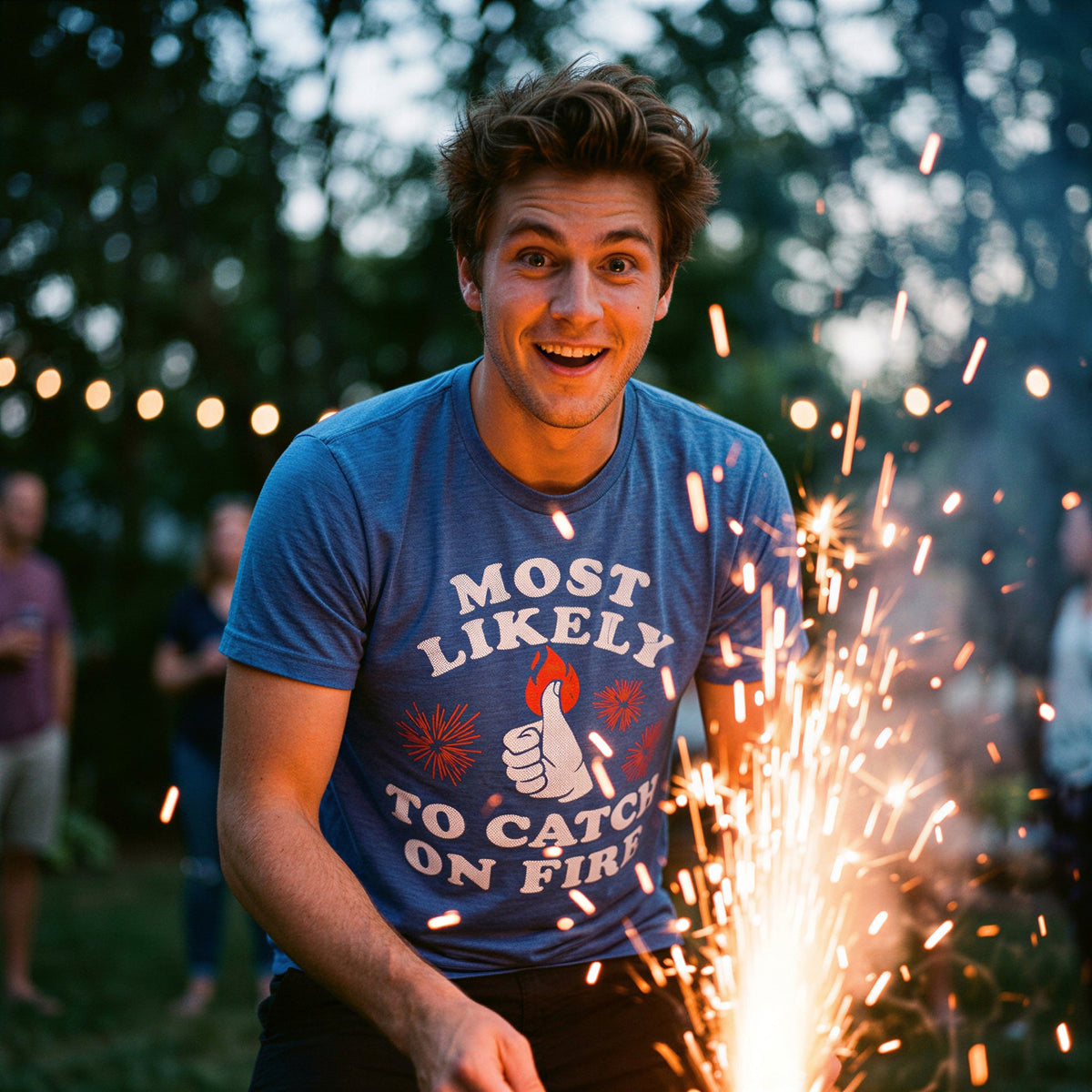 Most Likely To Catch On Fire Men's T Shirt product image 2