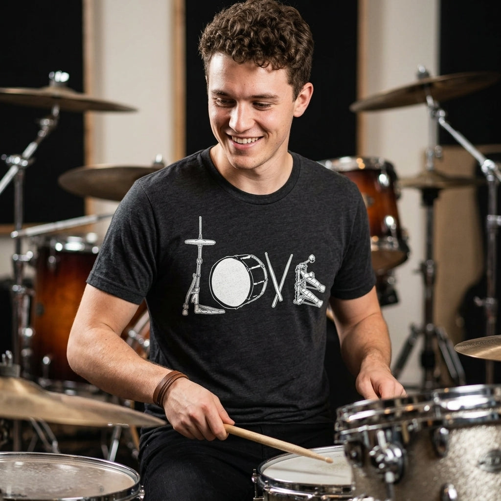 Love Drums Men's T Shirt product image 2