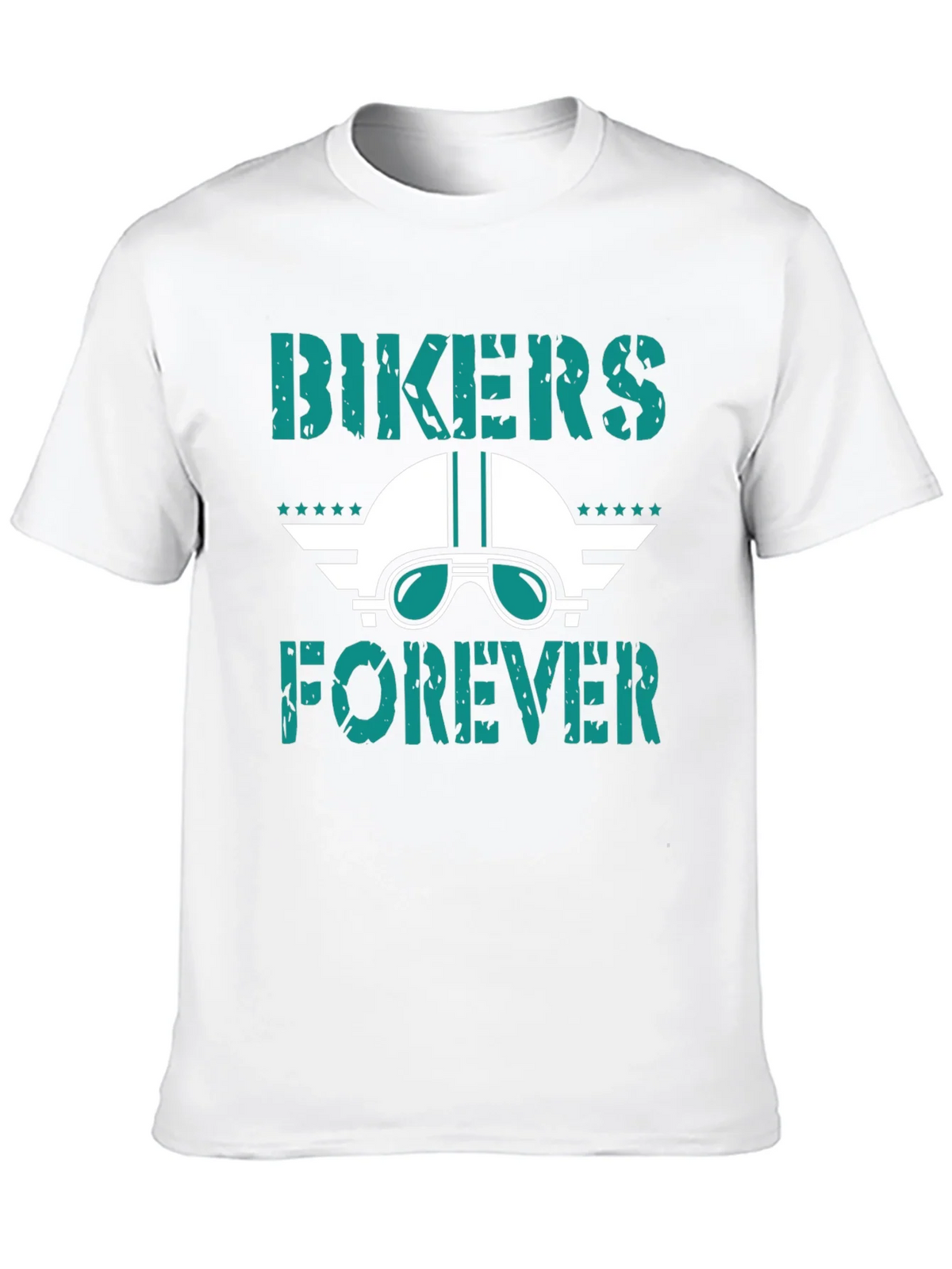Bikers Forever Graphic Tee - Motorcycle Helmet Design product image 7