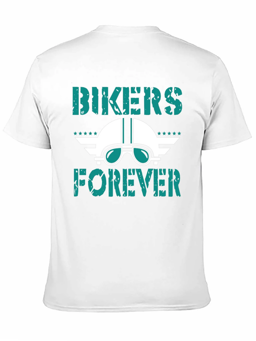 Bikers Forever Graphic Tee - Motorcycle Helmet Design product image 8