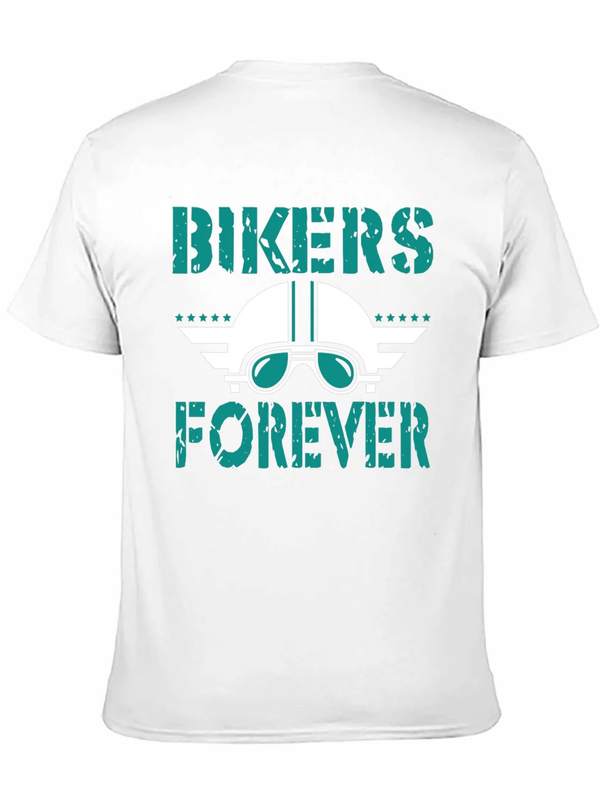 Bikers Forever Graphic Tee - Motorcycle Helmet Design product image 8
