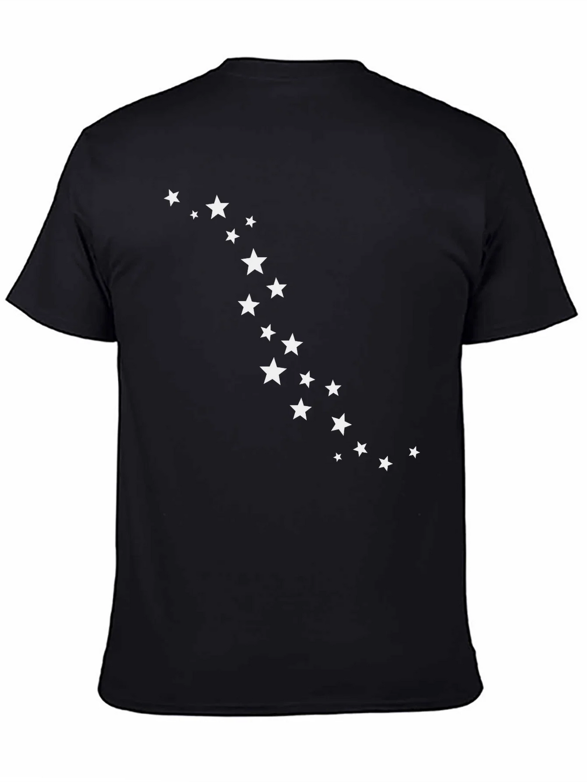 Starry Night Tee - Black Crew Neck T-Shirt product image 4